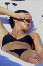 CHANTEL JEFFRIES in Bat a Beach with a Friend in Miami Beach 12/20/2025