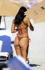 CHANTEL JEFFRIES in Bikini on the Beach in Miami 12/21/2025