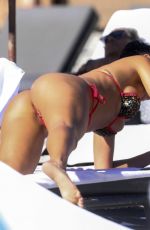 CHANTEL JEFFRIES in Bikini on the Beach in Miami 12/21/2025