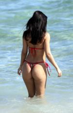 CHANTEL JEFFRIES in Bikini on the Beach in Miami 12/21/2025