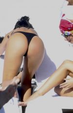 CHANTEL JEFRRIES and a Friend in Bikinis at a Beach in Miami Beach 12/20/2025