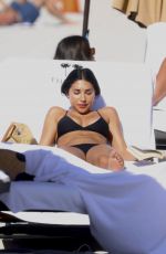 CHANTEL JEFRRIES and a Friend in Bikinis at a Beach in Miami Beach 12/20/2025