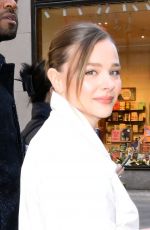 CHLOE MORETZ Arrives at Today Show Studios in New York City 12/01/2025