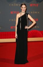 CHLOE PIRRIE at The Crown Season 2 World Premiere at Odeon Leicester Square in London 11/21/2017