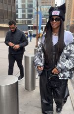 CIARA Leaves Knicks Game in New York 12/25/2025