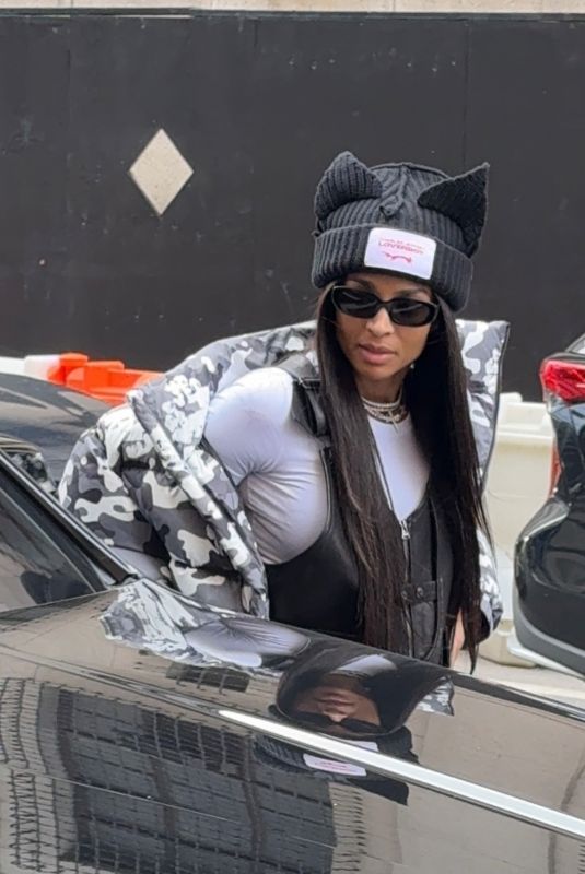 CIARA Leaves Knicks Game in New York 12/25/2025