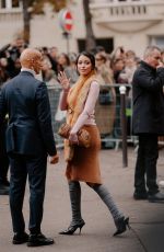 CINDY KIMBERLY Arrives at Miu Miu Fashion Show at Paris Fashion Week 10/06/2025