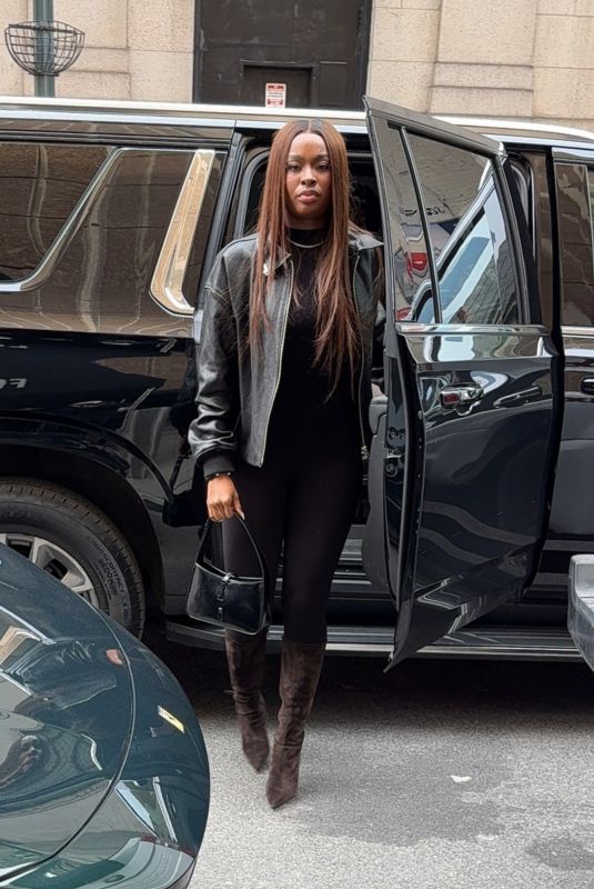 COCO JONES Arrives at Knicks Game in New York 12/25/2025