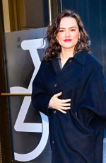 DAISY RIDLEY Leaves Live with Kelly and Mark in New York City 12/15/2025