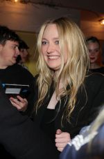 DAKOTA and ELLE FANNING Arrives at Vas J Morgan