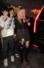DAKOTA and ELLE FANNING Arrives at Vas J Morgan