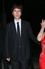 DEMI LOVATO Arrives at OBB Media Holiday Party in West Hollywood 12/13/2025