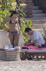 DUA LIPA and Callum Turner at a Beach in Mexico 12/23/2025