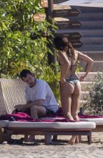 DUA LIPA and Callum Turner at a Beach in Mexico 12/23/2025