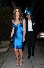 ELIZABETH HURLEY Out and About In London 11/22/2025