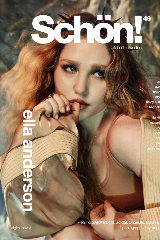 ELLA ANDERSON on the Cover of Schon Magazine, December 2025
