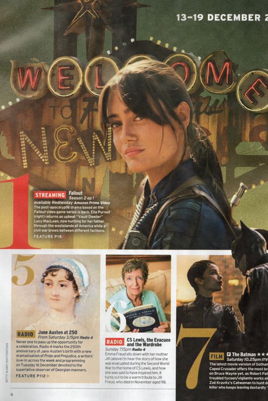 ELLA PURNELL in Radiotimes Magazine, December 2025