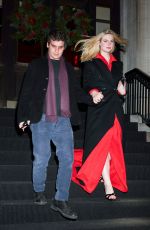 ELLE FANNING Out and About in the West Village in New York City 12/02/2025