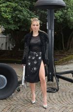 EMMA BROOKS Arrives at Blumarine Fashion Show in Milan 09/26/2025