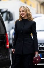 EMMA BROOKS Arrives at Dolce & Gabbana Fashion Show in Milan 09/27/2025