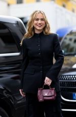 EMMA BROOKS Arrives at Dolce & Gabbana Fashion Show in Milan 09/27/2025