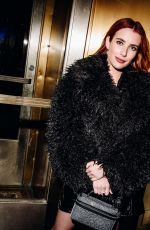 EMMA ROBERTS at Michael Kors Rockefeller Center Tree Lighting in New York City 12/03/2025