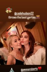 EMMA ROBERTS at Vas J Morgan