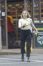 FLORENCE PUGH Leaves a Service Station in London 12/15/2025