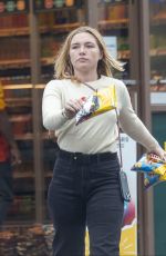 FLORENCE PUGH Leaves a Service Station in London 12/15/2025