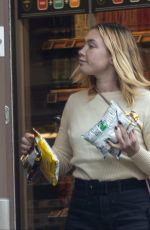 FLORENCE PUGH Leaves a Service Station in London 12/15/2025