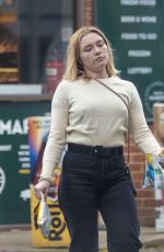 FLORENCE PUGH Leaves a Service Station in London 12/15/2025