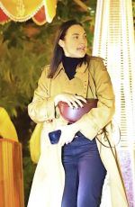 GAL GADOT Leaves Bird Streets Club in West Hollywood 12/06/2025
