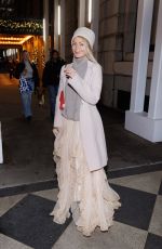 GIA SKOVA Leaves a Private Plaza Hotel Event in New York 12/18/2025