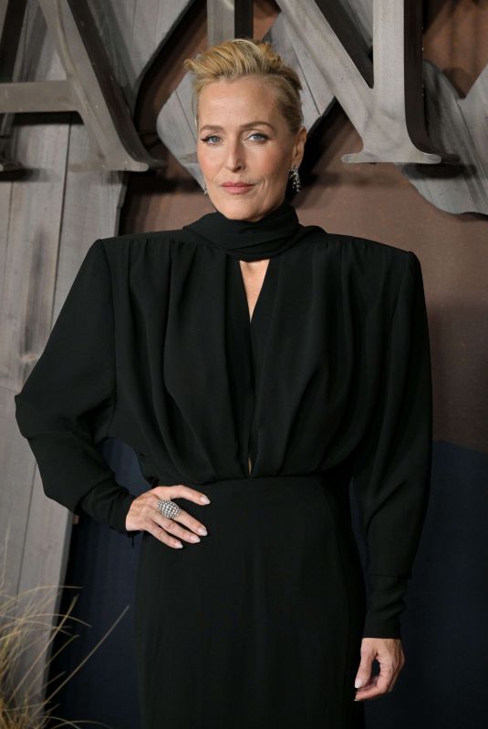 GILLIAN ANDERSON at The Abandons Premiere at Netflix Tudum Theater in Los Angeles 12/03/2025
