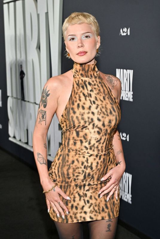 HALSEY at Marty Supreme LA Premiere in Beverly Hills 12/08/2025