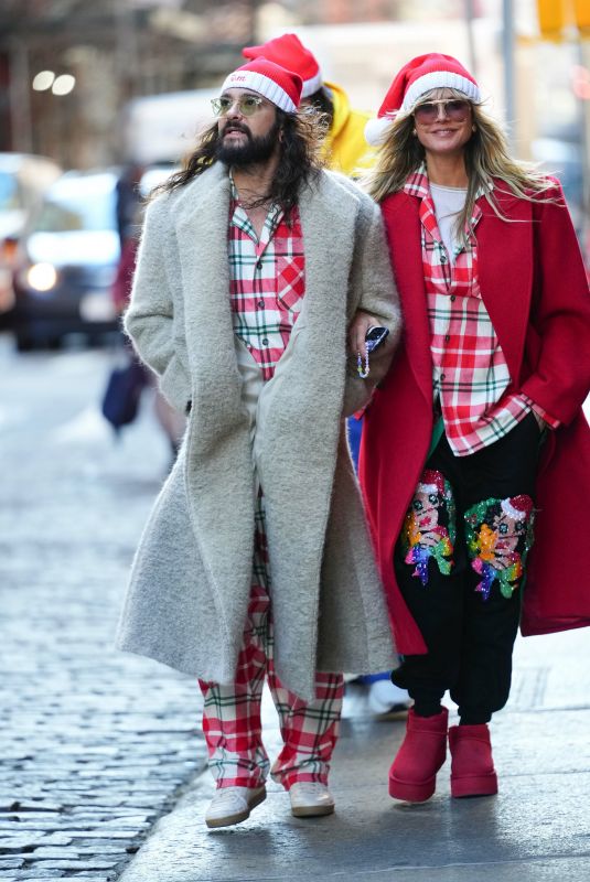 HEIDI KLUM and Tom Kaulitz Step in New York City 12/25/2025