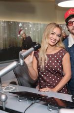 HILARY DUFF at Apple Music Studios for a Live Holiday Apple Music Radio Takeover in Los Angeles 12/04/2025