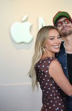 HILARY DUFF at Apple Music Studios for a Live Holiday Apple Music Radio Takeover in Los Angeles 12/04/2025