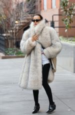 IRINA SHAYK Out in New York City 12/08/2025