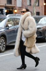 IRINA SHAYK Out in New York City 12/08/2025