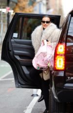 IRINA SHAYK Out in New York City 12/08/2025