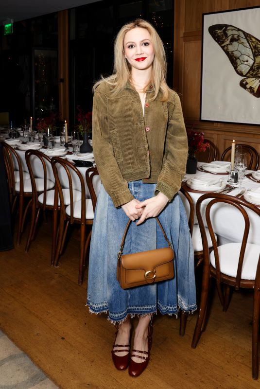 IRIS APATOW at Coach Celebrates Elle Fanning in Sentimental Value in West Hollywood 12/09/2025