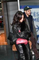 JENNA ORTEGA Arrives at Charles de Gaulle Airport in Paris 12/07/2025