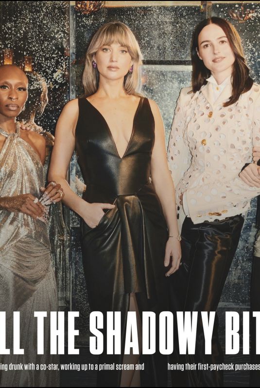 JENNIFER LAWRENCE, AMANDA SEYFRIED, RENATE REINSVE, JESSIE BUCKLEY, LAURA DERN and CYNTHIA ERIVO in The Hollywood Reporter, December 2025