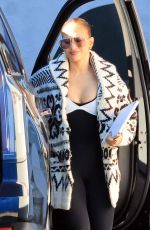 JENNIFER LOPEZ Arrives for a Studio Session in Los Angeles 12/06/2025