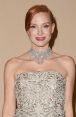 JESSICA CHASTAIN at Brunello, Il Visionario Garbato Red Carpet Premiere at Cinecitta in Rome 12/04/2025 