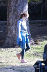 JOEY KING Out for Coffee After a Morning Hike at Griffith Park in Los Angeles 12/05/2025