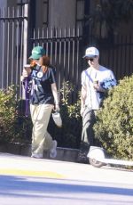 JOEY KING Out Visiting a Friend