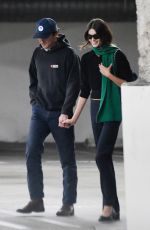 KAIA GERBER and Lewis Pullman Out and About in Los Angeles 12/12/2025