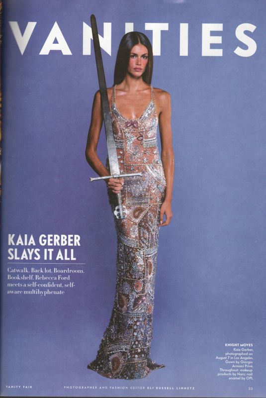 KAIA GERBER in Vanity Fair Hollywood Issue, December 2025